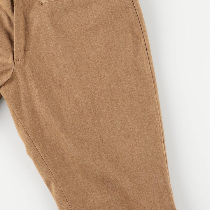 Vintage 1970'S Sears PUT ON SHOP flared slacks, women's size L (w30). unclear brown type Vintage Second Hand