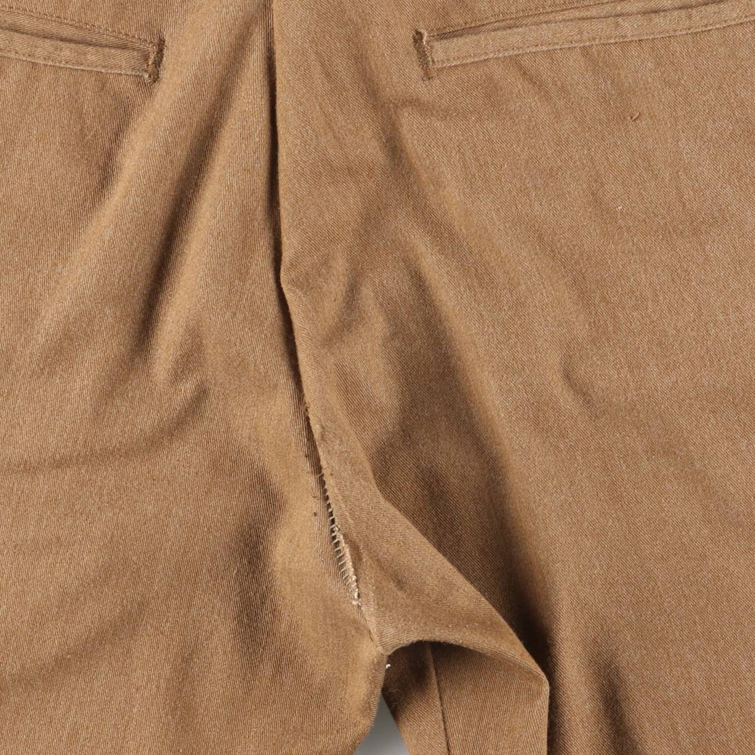 Vintage 1970'S Sears PUT ON SHOP flared slacks, women's size L (w30). unclear brown type Vintage Second Hand
