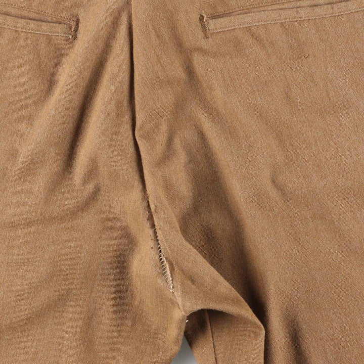 Vintage 1970'S Sears PUT ON SHOP flared slacks, women's size L (w30). unclear brown type Vintage Second Hand