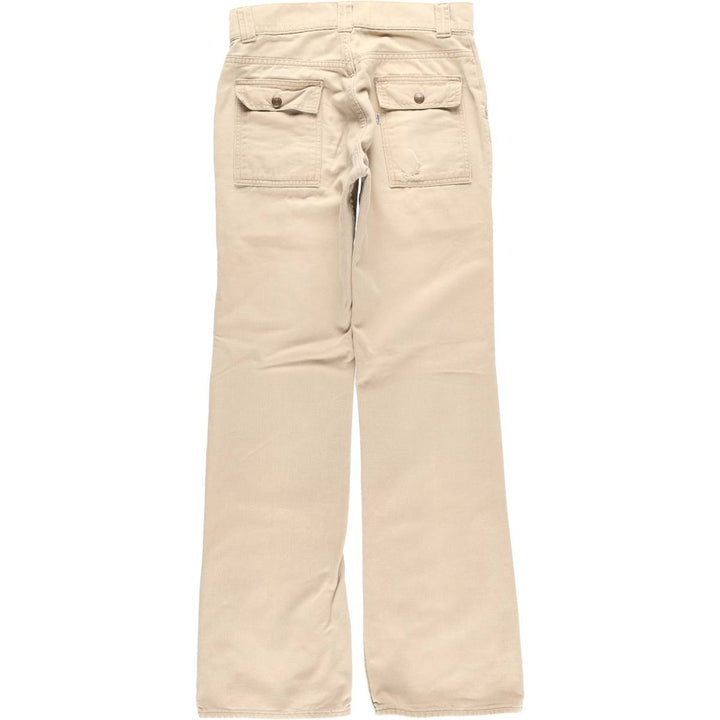 Vintage 1970'S Levi's flare-cut denim pants, made in the USA, women's size L (w30). unclear Beige type Vintage Second Hand