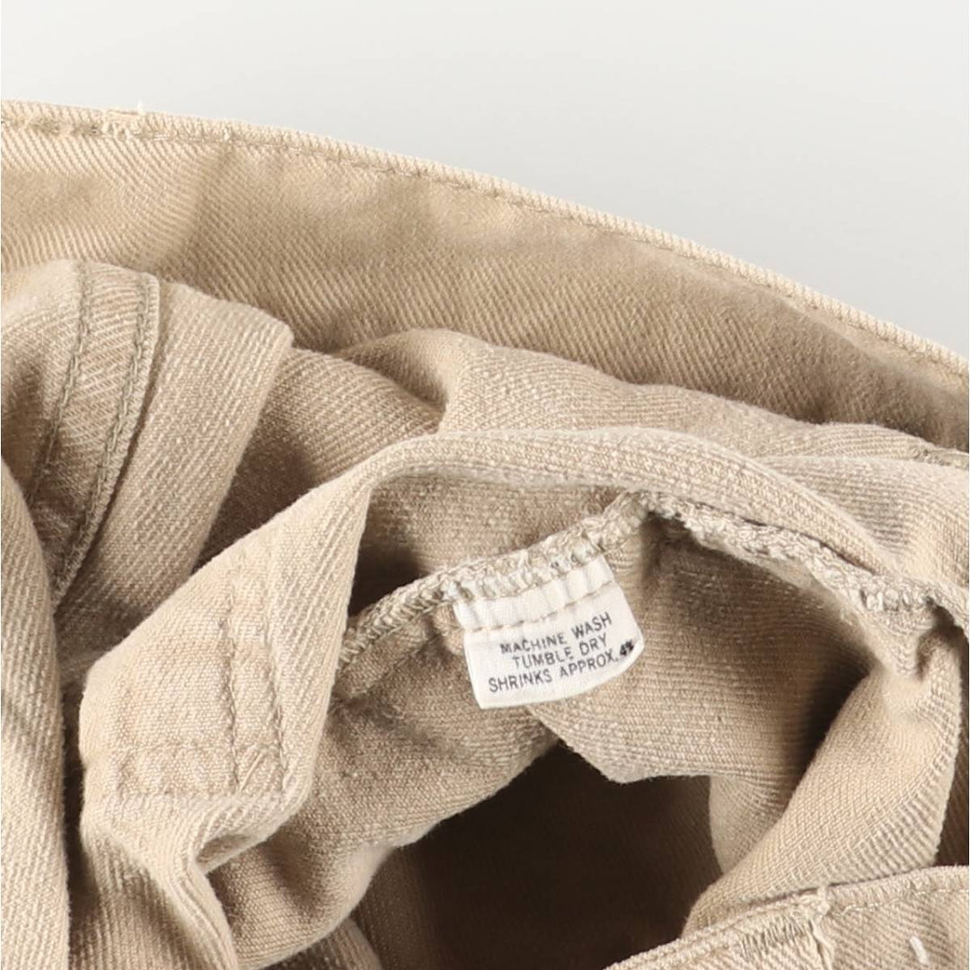 Vintage 1970'S Levi's flare-cut denim pants, made in the USA, women's size L (w30). unclear Beige type Vintage Second Hand