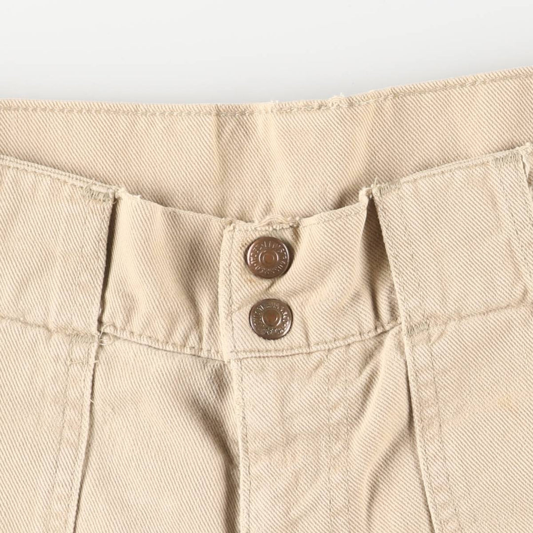 Vintage 1970'S Levi's flare-cut denim pants, made in the USA, women's size L (w30). unclear Beige type Vintage Second Hand