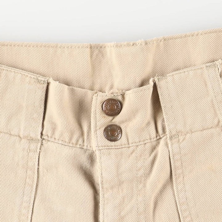 Vintage 1970'S Levi's flare-cut denim pants, made in the USA, women's size L (w30). unclear Beige type Vintage Second Hand