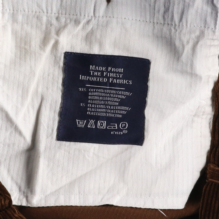 Ralph Lauren POLO by Ralph Lauren Classic Fit Corduroy Pants, Men's, Size 36 cotton brown type Vintage Second Hand
