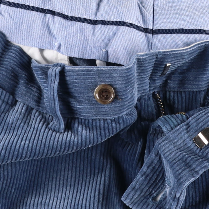 Ralph Lauren POLO GOLF corduroy pants for men, size W36 cotton blue type Vintage Second Hand