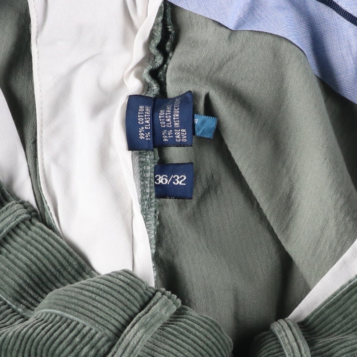 Ralph Lauren POLO GOLF corduroy pants for men, size W36 cotton Khaki type Vintage Second Hand