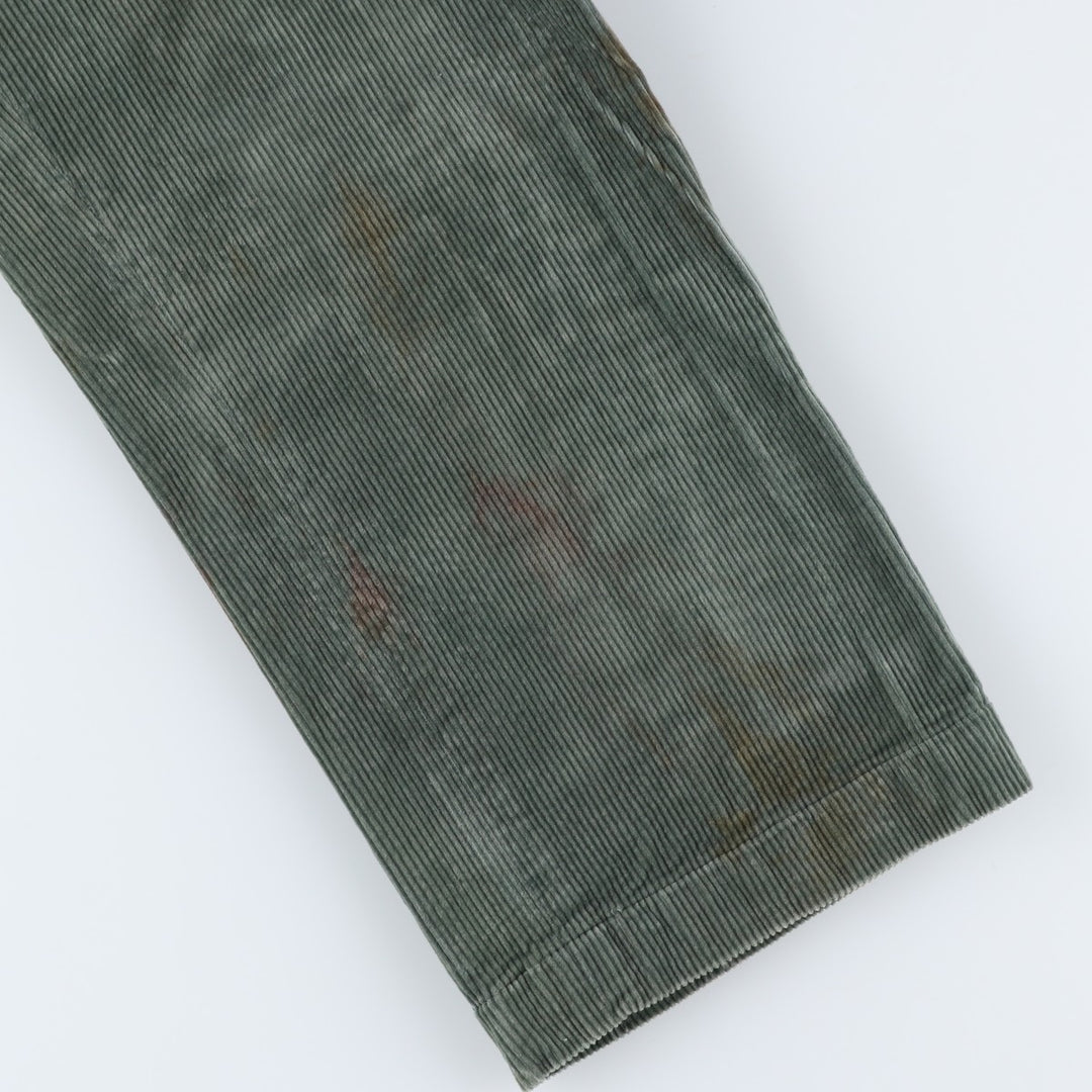 Ralph Lauren POLO GOLF corduroy pants for men, size W36 cotton Khaki type Vintage Second Hand