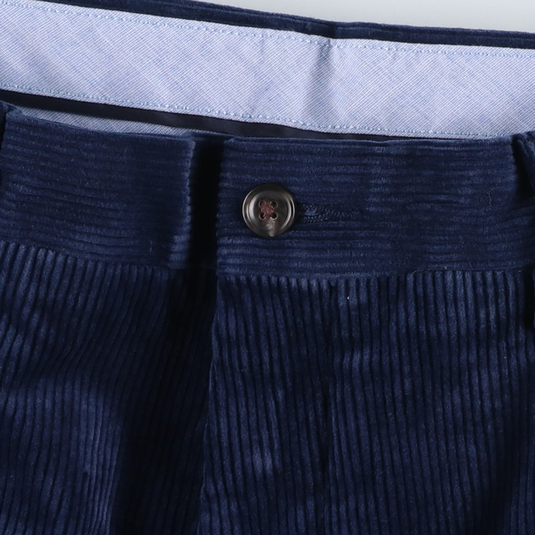 Ralph Lauren POLO by Ralph Lauren Classic Fit Corduroy Pants, Men's, Size W33 cotton navy blue type Vintage Second Hand