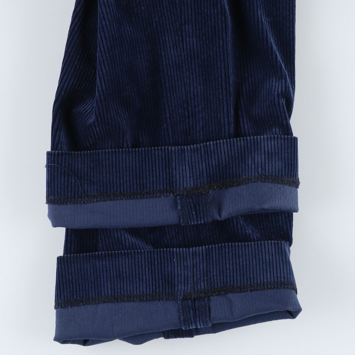 Ralph Lauren POLO by Ralph Lauren Classic Fit Corduroy Pants, Men's, Size W33 cotton navy blue type Vintage Second Hand
