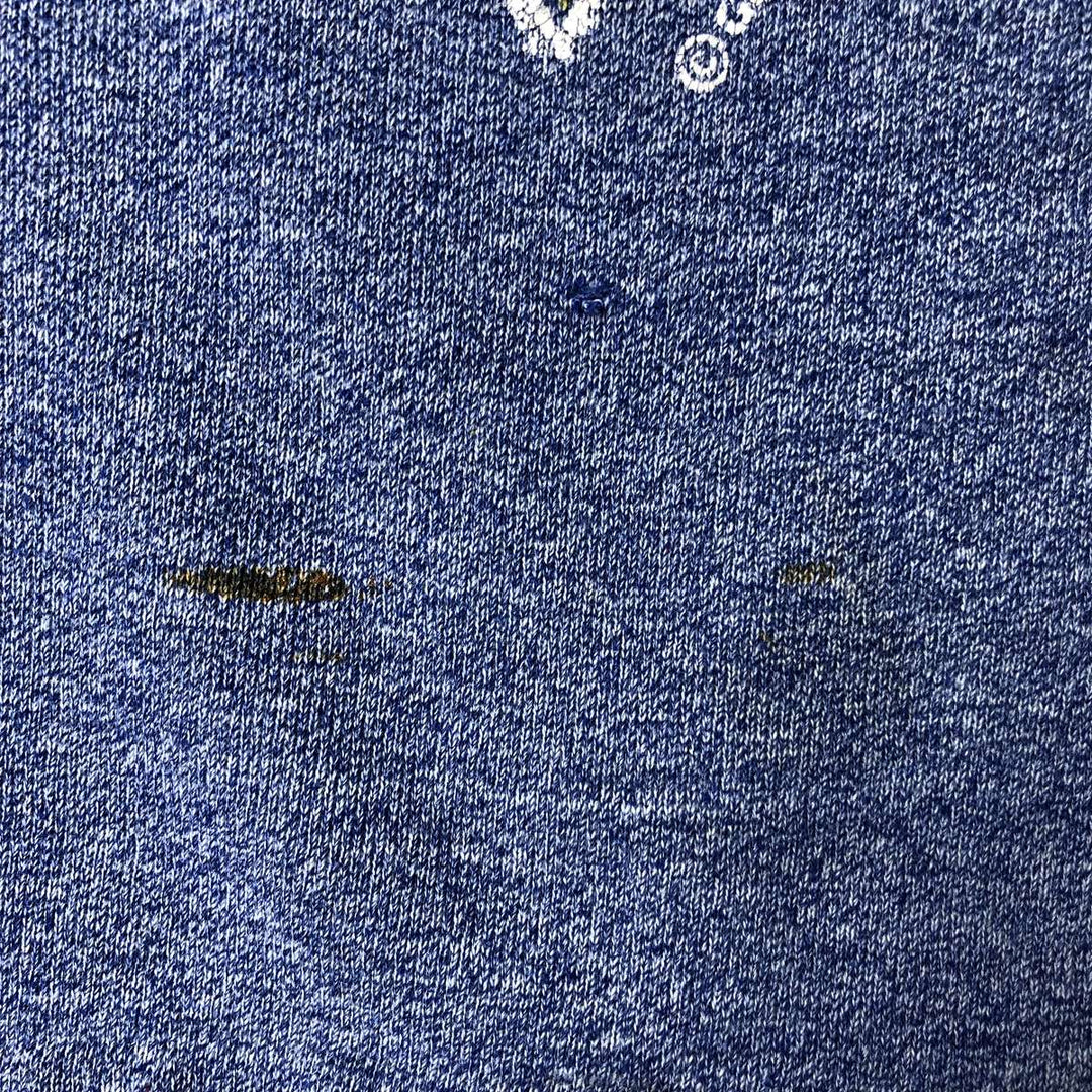 Vintage 1980'S Guess logo sweatshirt, made in the USA, size M, men's polyester navy blue type Vintage Second Hand