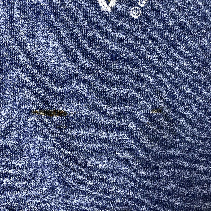 Vintage 1980'S Guess logo sweatshirt, made in the USA, size M, men's polyester navy blue type Vintage Second Hand
