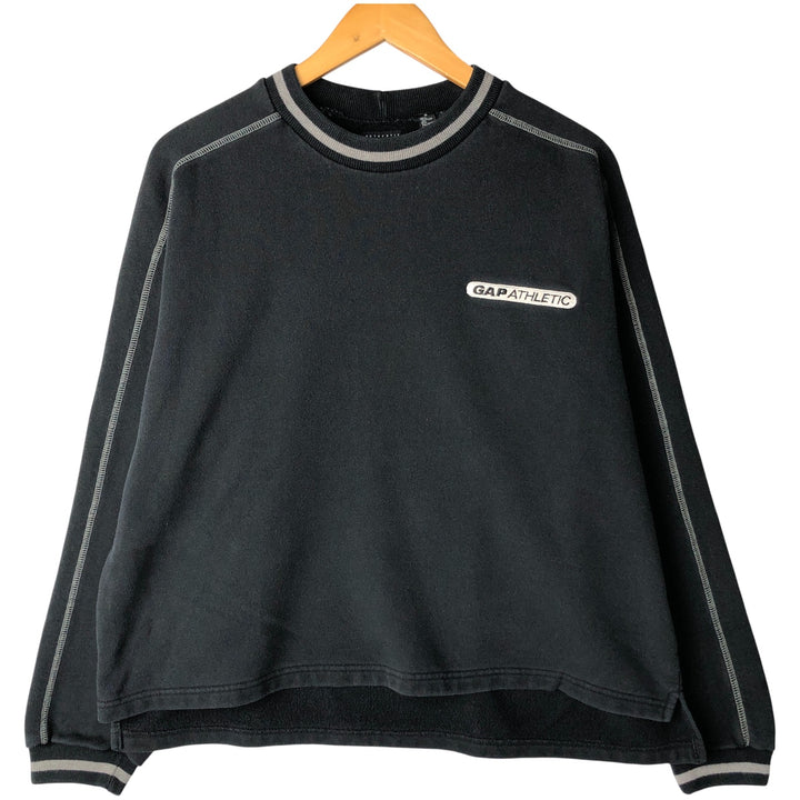 GAP logo sweatshirt, men's size S cotton black type Vintage Second Hand