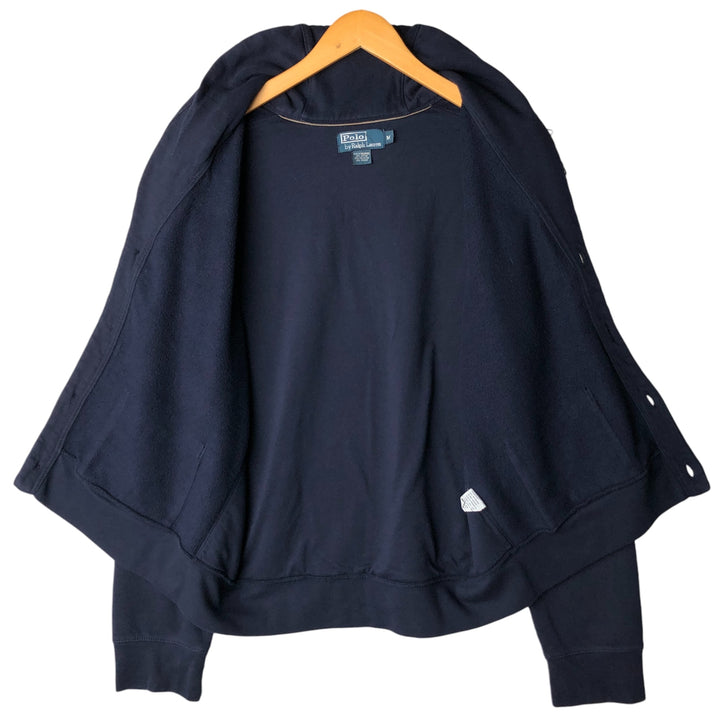 POLO by Ralph Lauren shawl collar sweatshirt/cardigan, size M, men's cotton navy blue type Vintage Second Hand