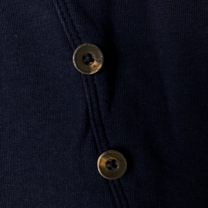 POLO by Ralph Lauren shawl collar sweatshirt/cardigan, size M, men's cotton navy blue type Vintage Second Hand