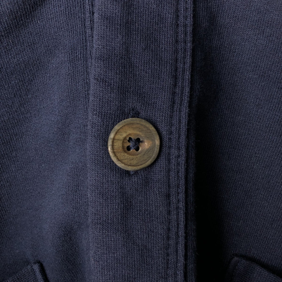 POLO by Ralph Lauren shawl collar sweatshirt/cardigan, size M, men's cotton navy blue type Vintage Second Hand