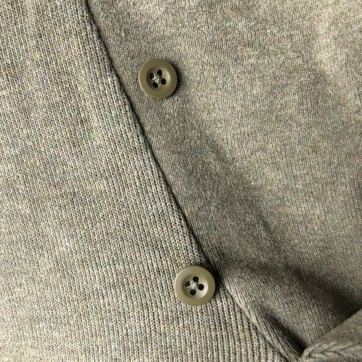 POLO by Ralph Lauren shawl collar one-point logo sweatshirt, men's XL size cotton Khaki type sage green Vintage Second Hand