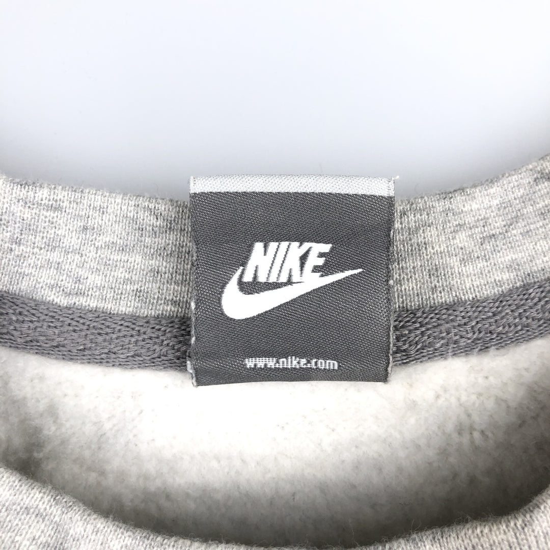 Nike One Point Logo Sweatshirt, Trainer, Men's Size L cotton gray type Vintage Second Hand