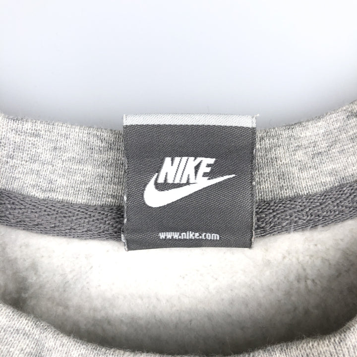 Nike One Point Logo Sweatshirt, Trainer, Men's Size L cotton gray type Vintage Second Hand