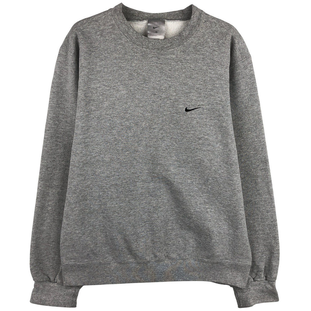 00'S Nike One Point Logo Sweatshirt Trainer Men's M size cotton gray type Vintage Second Hand