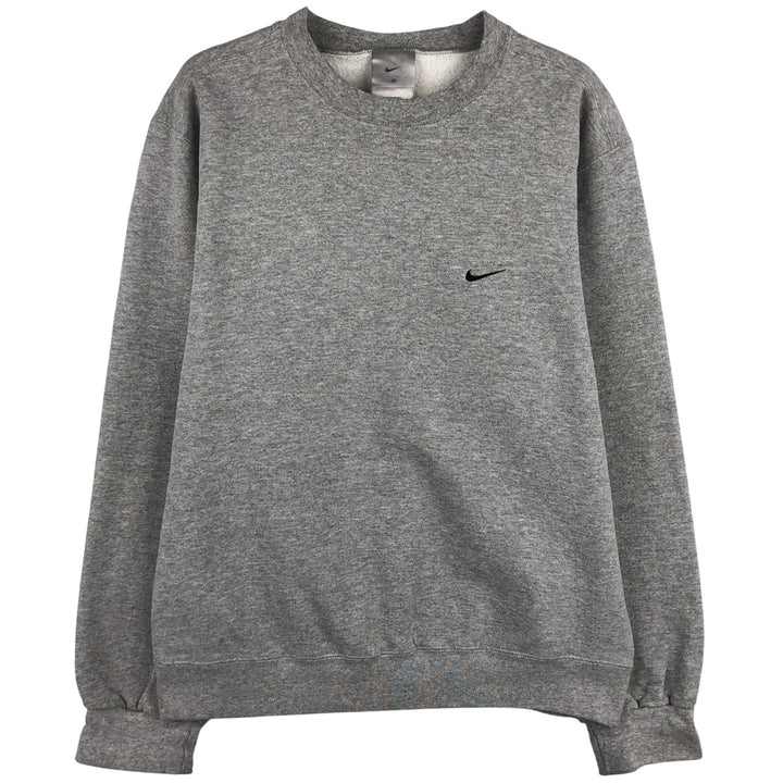 00'S Nike One Point Logo Sweatshirt Trainer Men's M size cotton gray type Vintage Second Hand