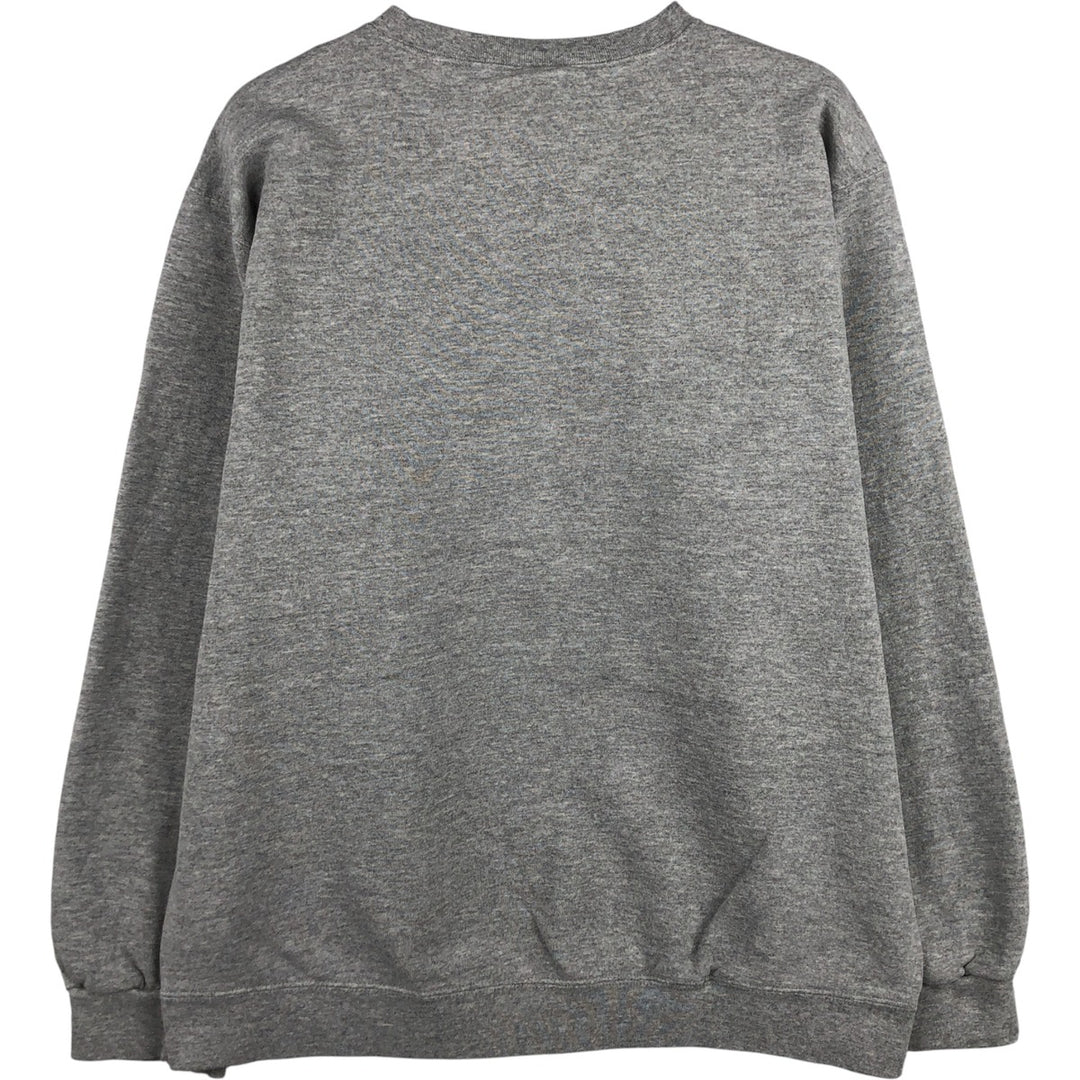 90'S Nike One Point Logo Sweatshirt, Men's L Size, Vintage cotton gray type Vintage Second Hand