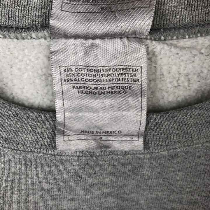 90'S Nike One Point Logo Sweatshirt, Men's L Size, Vintage cotton gray type Vintage Second Hand