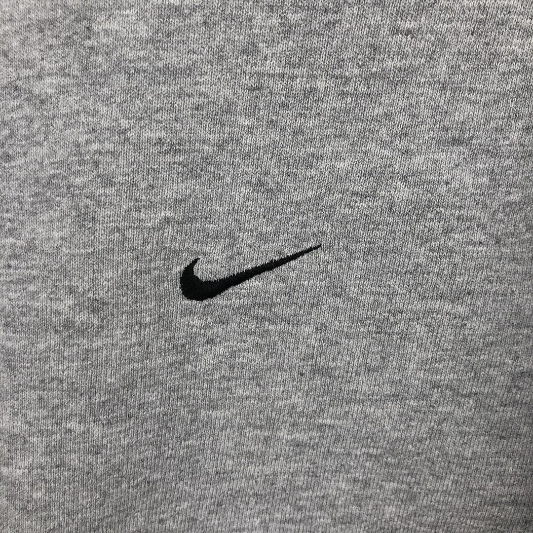 90'S Nike One Point Logo Sweatshirt, Men's L Size, Vintage cotton gray type Vintage Second Hand