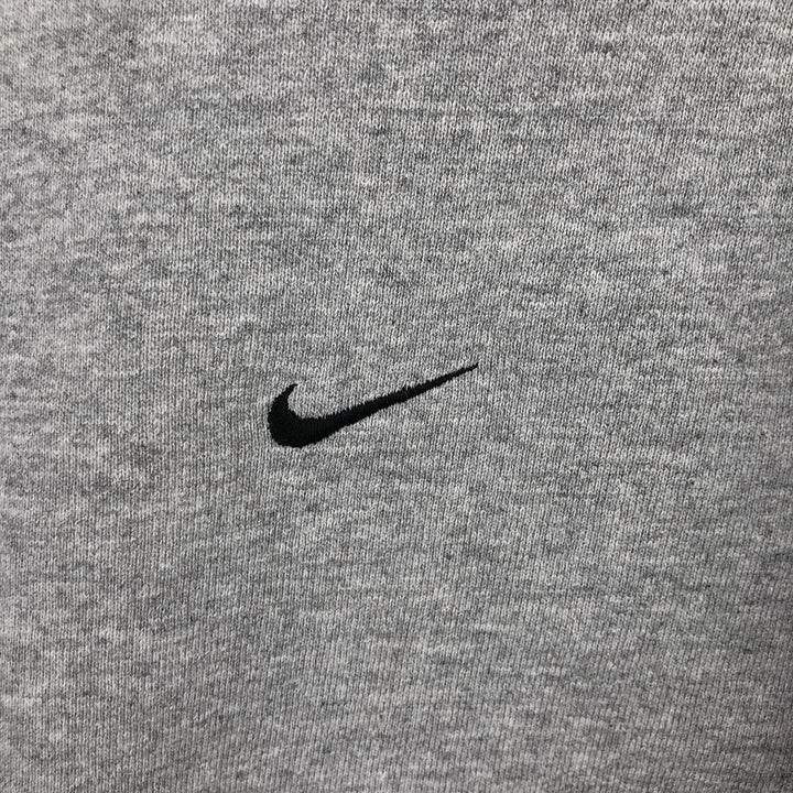 90'S Nike One Point Logo Sweatshirt, Men's L Size, Vintage cotton gray type Vintage Second Hand