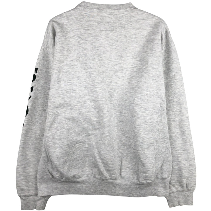 Vintage 90'S Russell PRO COTTON printed sweatshirt, Made in USA, Men's size M cotton gray type Vintage Second Hand