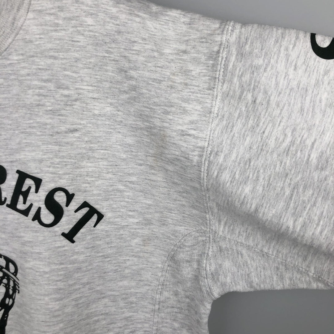 Vintage 90'S Russell PRO COTTON printed sweatshirt, Made in USA, Men's size M cotton gray type Vintage Second Hand