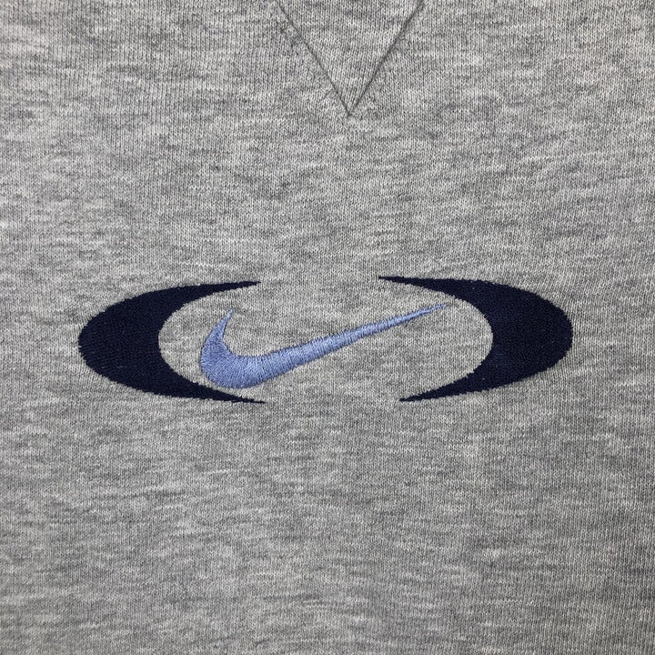 2000'S Nike Team One-Point Logo Sweatshirt, Men's XXL cotton gray type Vintage Second Hand
