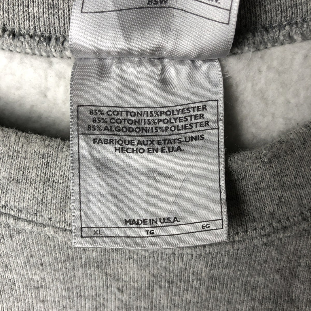 90'S Nike Logo Sweatshirt, Made in USA, Men's XL, Vintage cotton gray type Vintage Second Hand