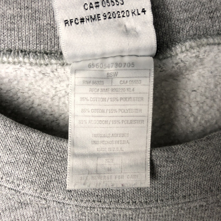 Vintage 90'S Nike One-Point Logo Sweatshirt, Made in USA, Men's Size Medium cotton gray type Vintage Second Hand