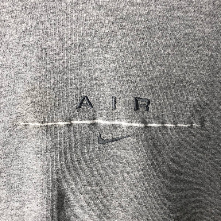 Vintage 90'S Nike One-Point Logo Sweatshirt, Made in USA, Men's Size Medium cotton gray type Vintage Second Hand
