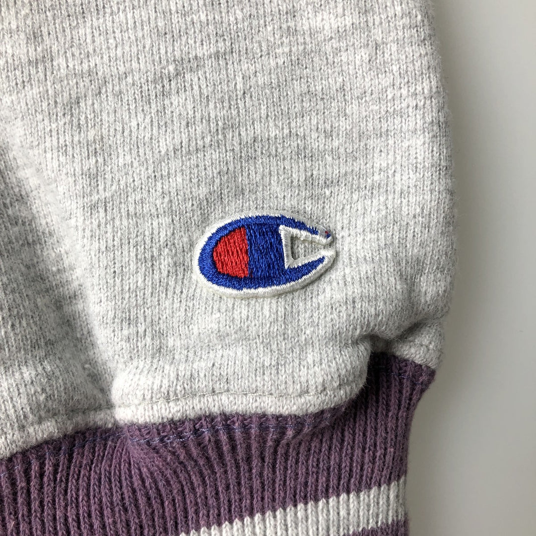90'S Champion Reverse Weave Embroidered Tag Logo Sweatshirt Trainer Made in USA Men's XXL Vintage cotton gray type Vintage Second Hand