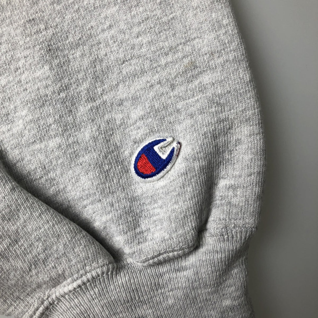 Big size 90'S Champion reverse weave embroidered tag college sweatshirt, sweatshirt, men's XXXL equivalent cotton gray type Vintage Second Hand