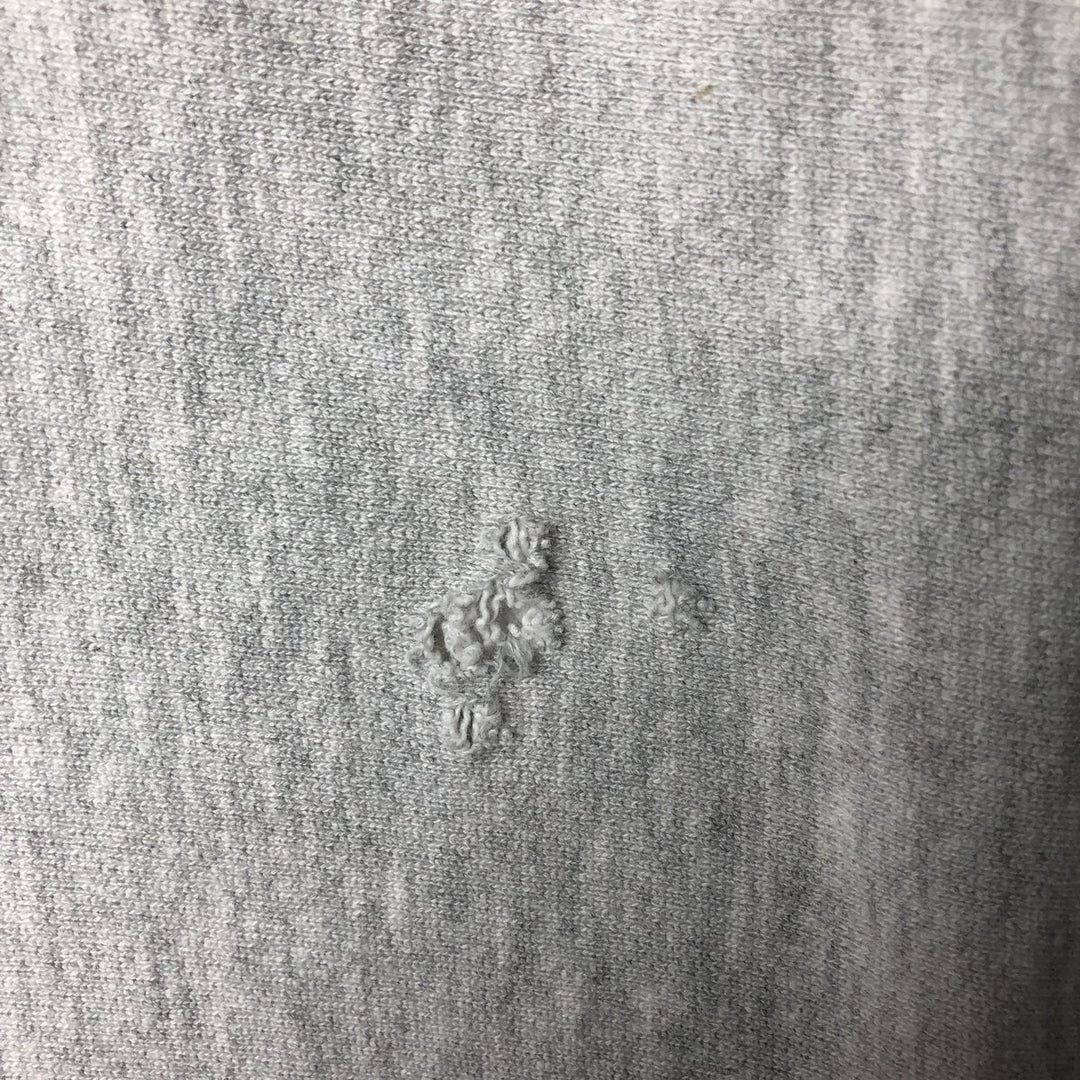 Big size 90'S Champion reverse weave embroidered tag college sweatshirt, sweatshirt, men's XXXL equivalent cotton gray type Vintage Second Hand