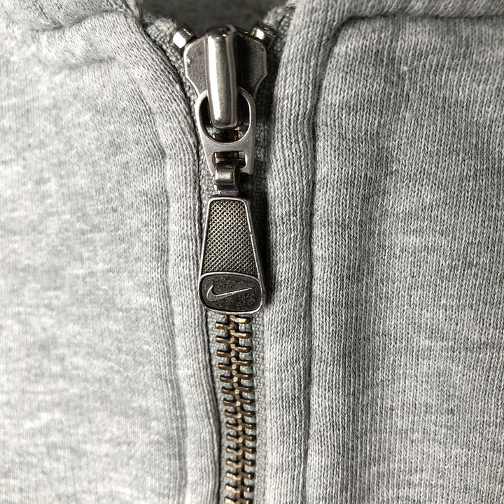 2000'S Nike Back Print Full-Zip Hoodie, Men's Size L unclear gray type Vintage Second Hand