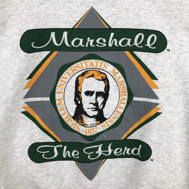 Vintage 90'S HOME TEAM printed sweatshirt, made in the USA, size L, men's cotton gray type Vintage Second Hand