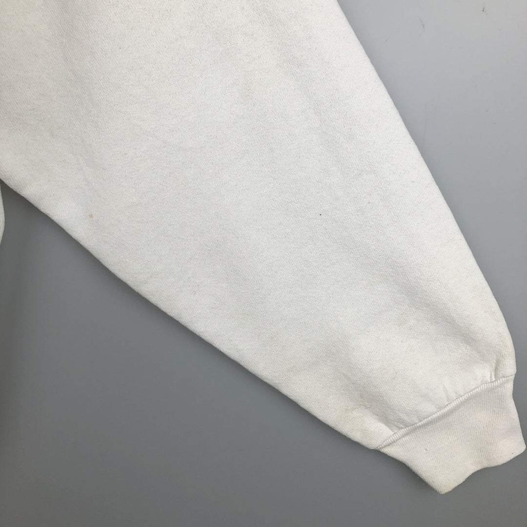 Vintage 1980'S Fruit of the Loom Dinosaur character sweatshirt, made in the USA, men's size XL cotton white type Vintage Second Hand