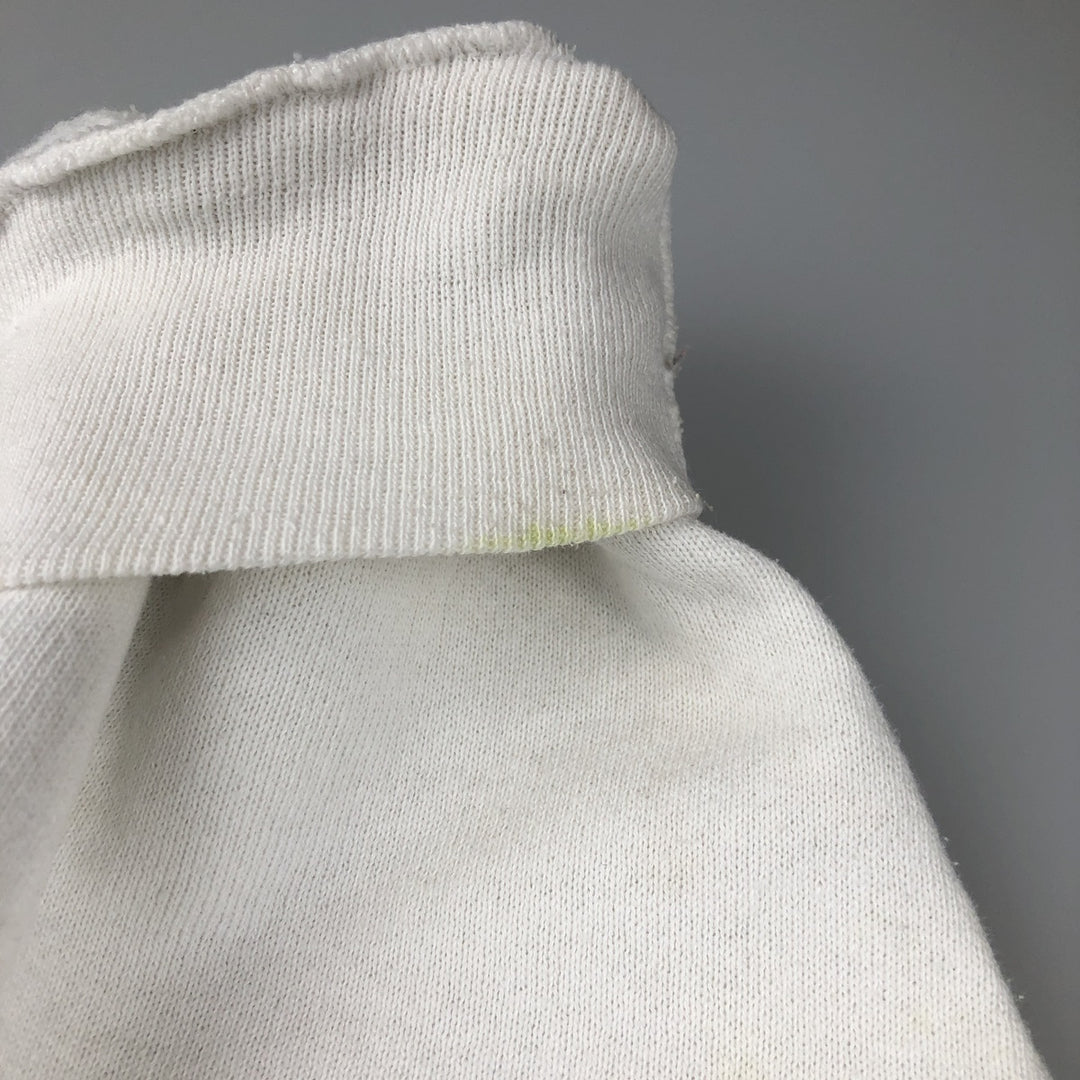Vintage 1980'S Fruit of the Loom Dinosaur character sweatshirt, made in the USA, men's size XL cotton white type Vintage Second Hand