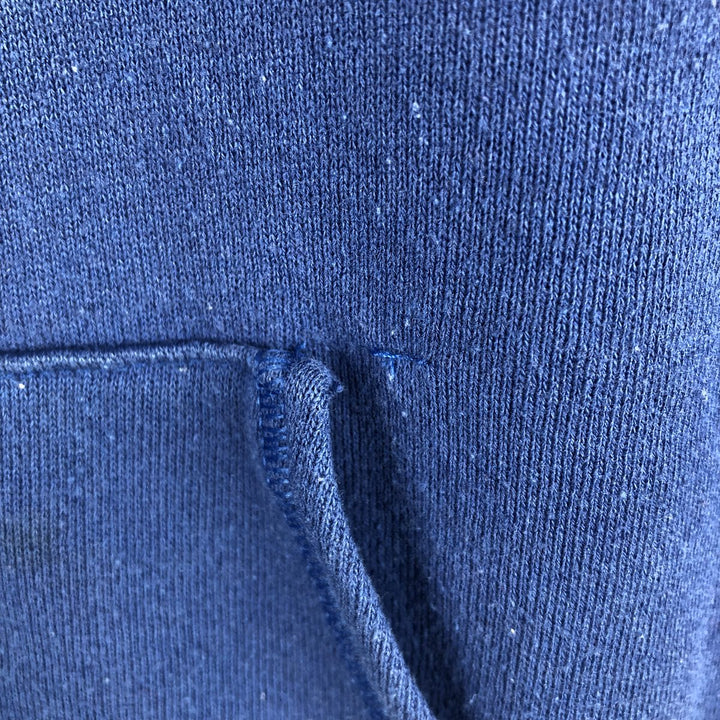 Vintage 80s-90'S Jerzees Full-Zip Hoodie, Made in USA, Men's XL cotton blue type Vintage Second Hand