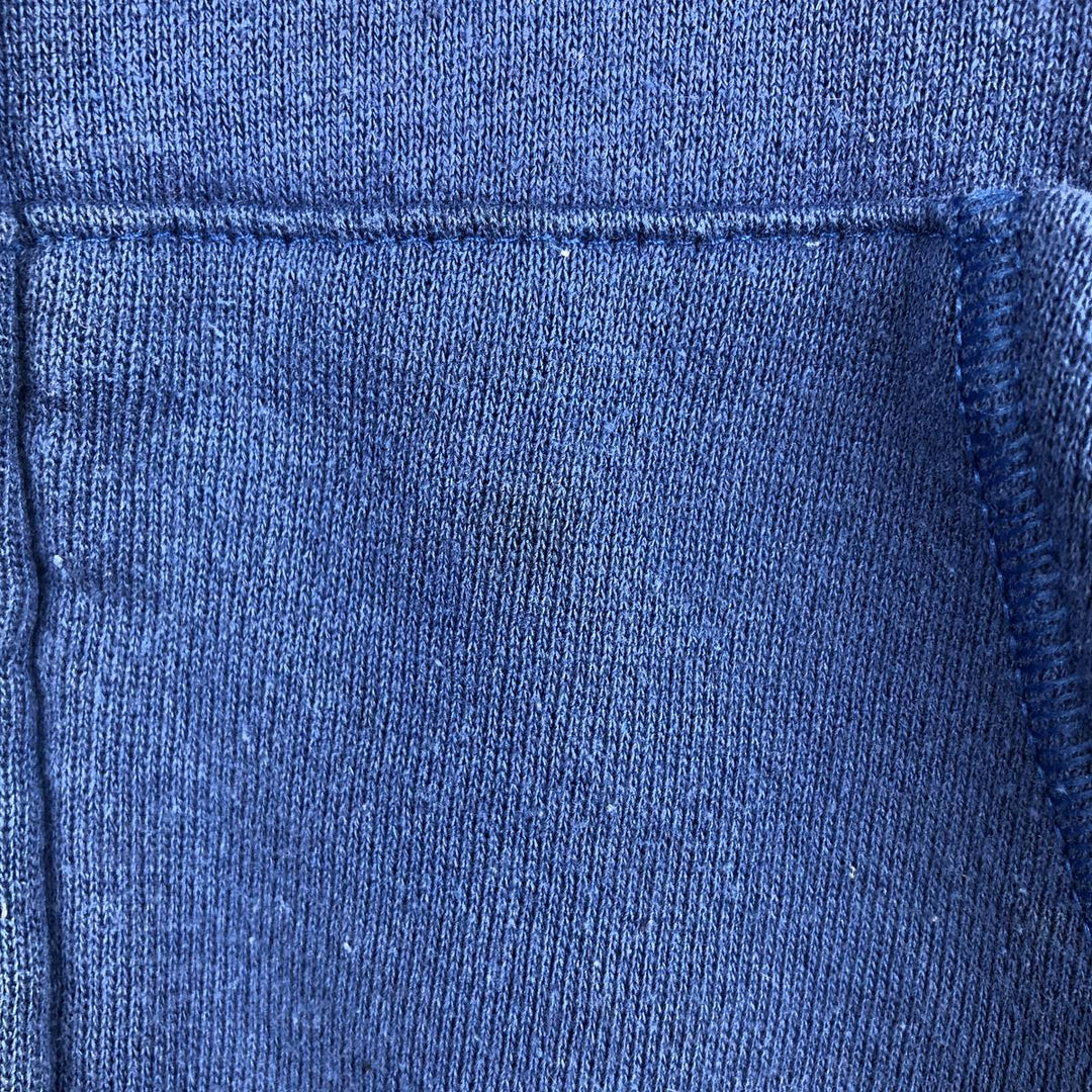 Vintage 80s-90'S Jerzees Full-Zip Hoodie, Made in USA, Men's XL cotton blue type Vintage Second Hand