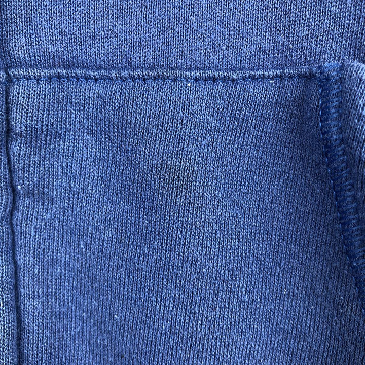 Vintage 80s-90'S Jerzees Full-Zip Hoodie, Made in USA, Men's XL cotton blue type Vintage Second Hand