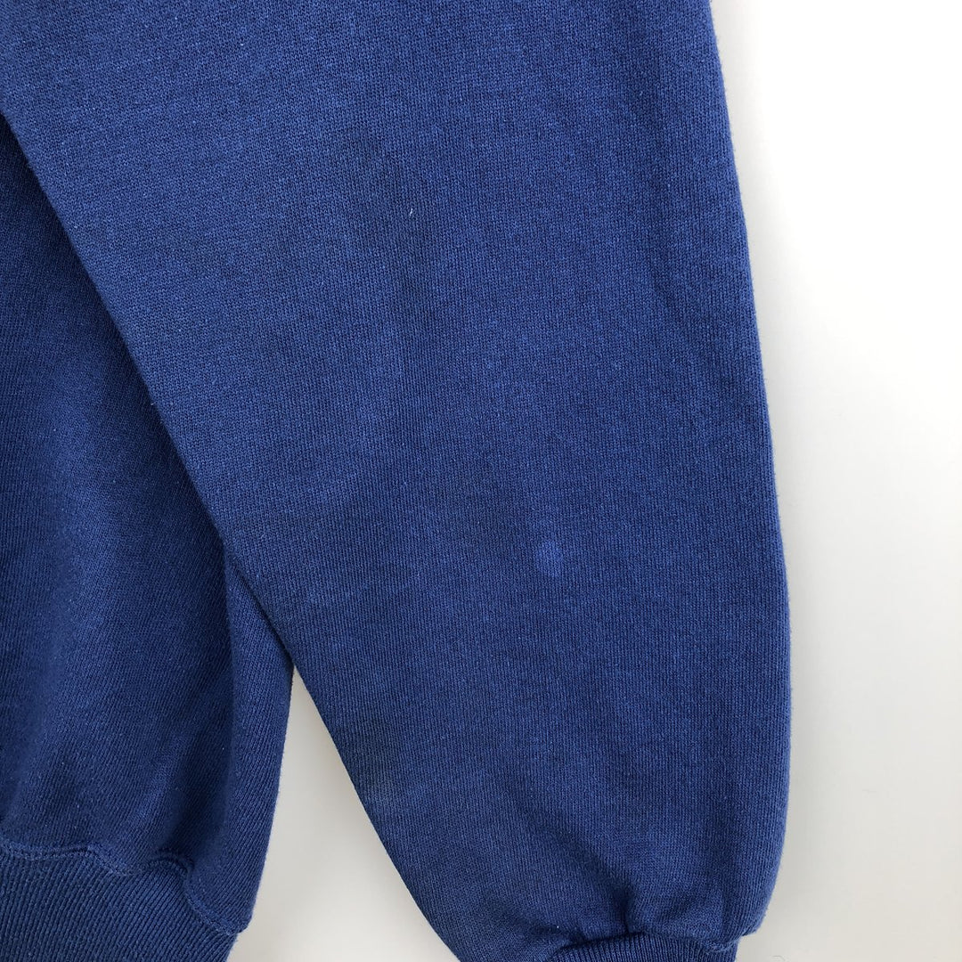 Vintage 80s-90'S Jerzees Full-Zip Hoodie, Made in USA, Men's XL cotton blue type Vintage Second Hand