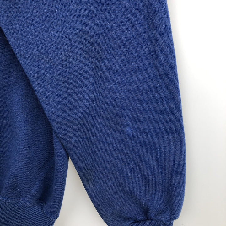 Vintage 80s-90'S Jerzees Full-Zip Hoodie, Made in USA, Men's XL cotton blue type Vintage Second Hand