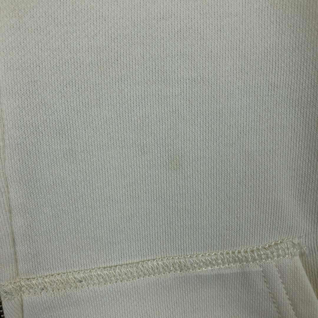 Ralph Lauren Polo Jeans Company full-zip sweatshirt hoodie, size M cotton unbleached Vintage Second Hand