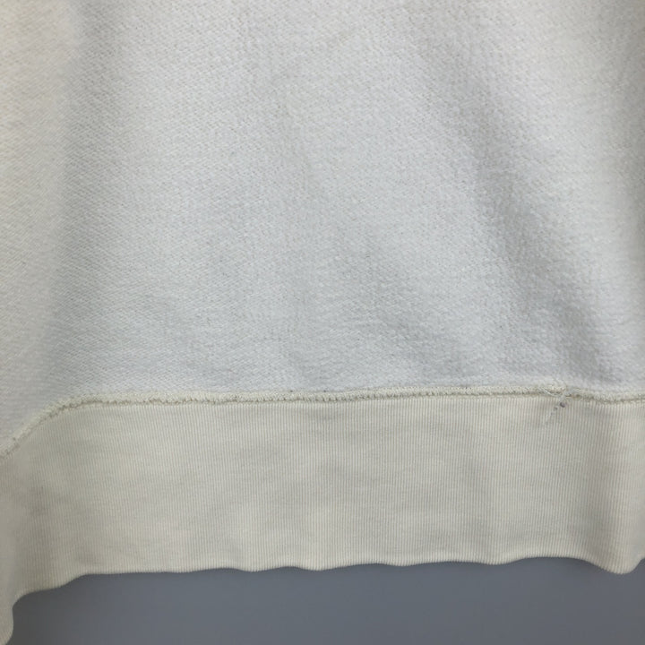 Ralph Lauren Polo Jeans Company full-zip sweatshirt hoodie, size M cotton unbleached Vintage Second Hand