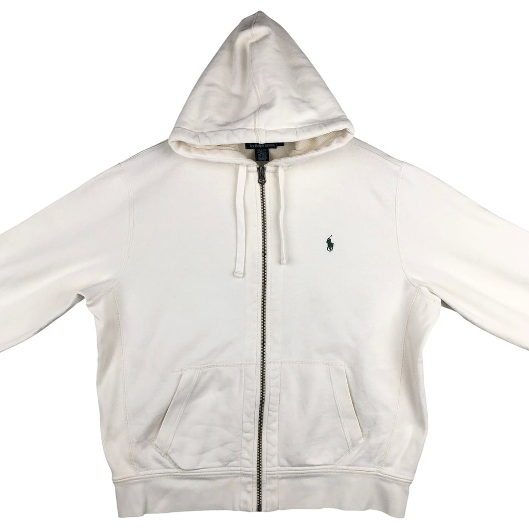 Ralph Lauren POLO by Ralph Lauren Sweat Full Zip Hoodie Men's XL cotton white type Vintage Second Hand