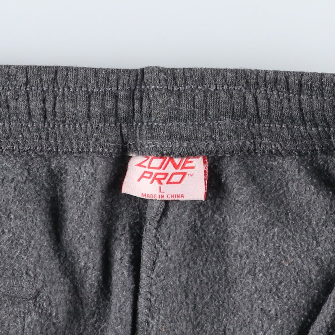 ZONE PRO Sweatpants, Cargo Pants, Men's Size L polyester gray type Vintage Second Hand